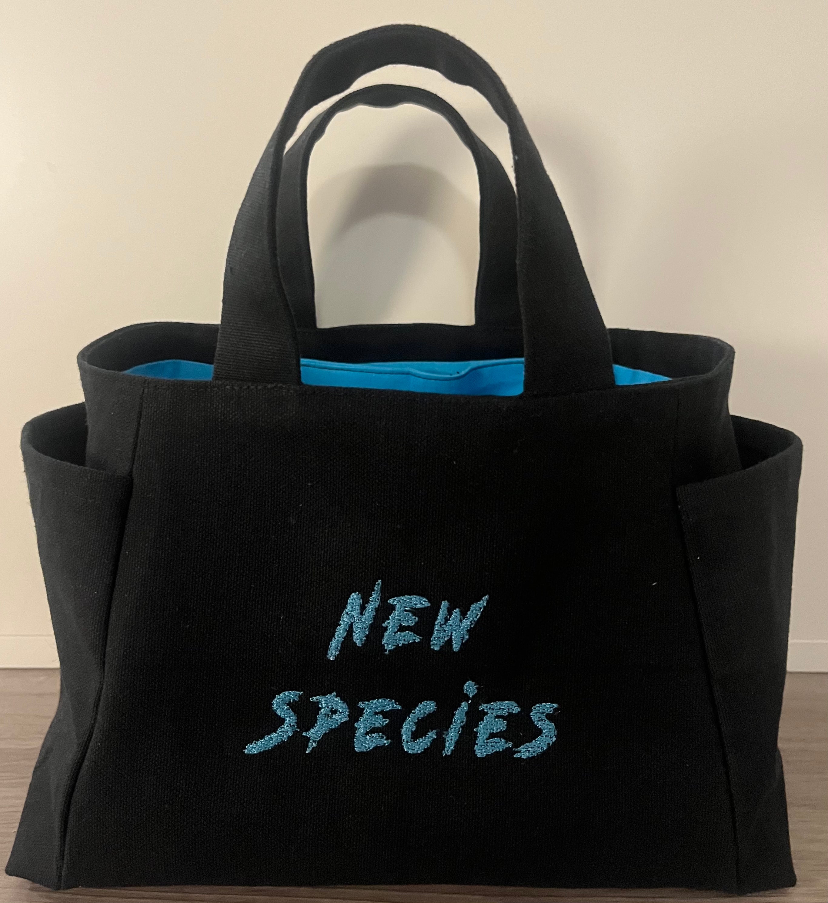 New Species  – Personalized New Species Canvas Tote –  Small $65.00, Large $100.00