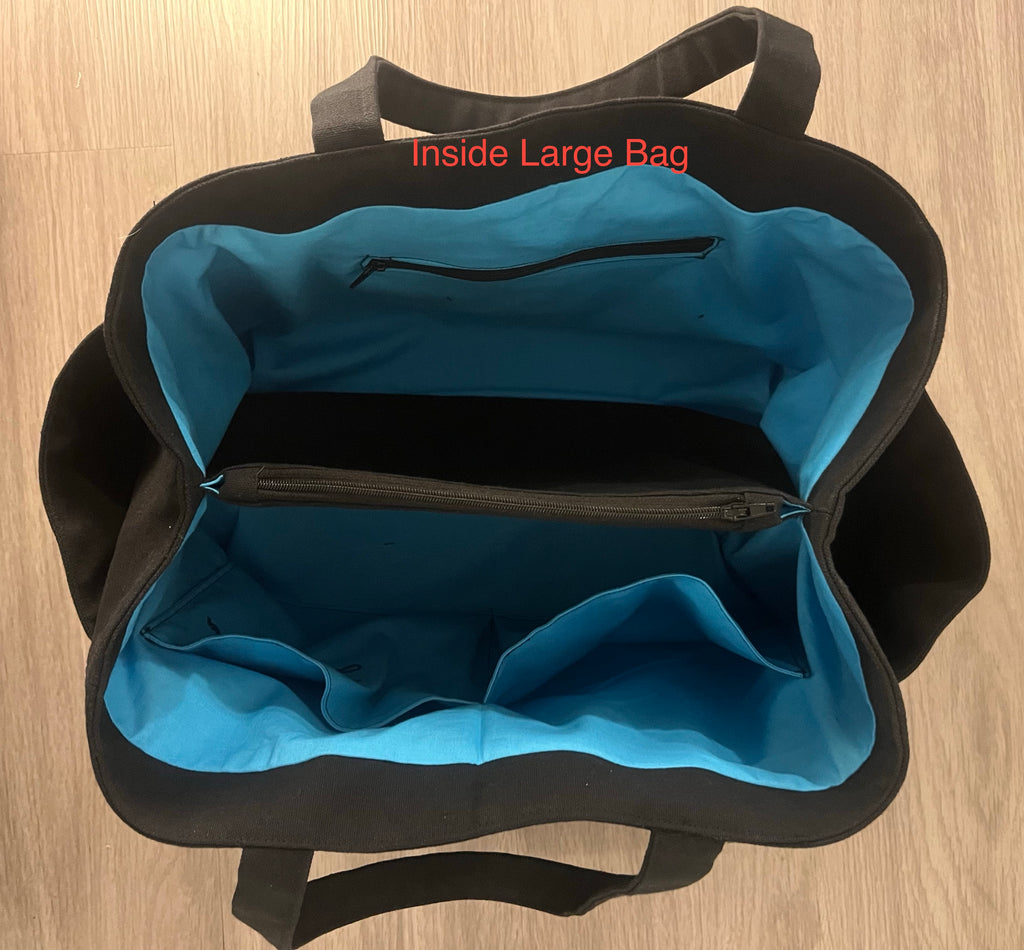 Justice  –  Personalized New Species Canvas Tote –  Small $65.00, Large $100.00