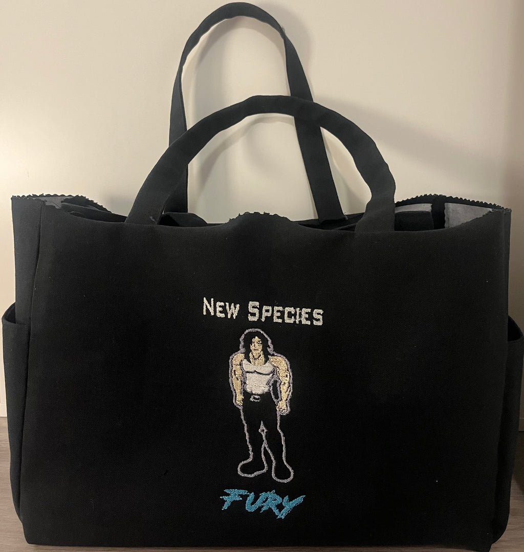 Fury – Personalized New Species Canvas Tote – Small $65.00, Large $100.00